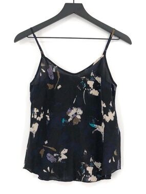 Aritzia WILFRED 100% Silk Floral Cami Tank - Size M